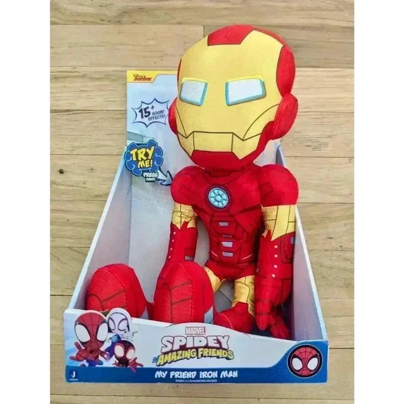 Disney Junior Other - Marvel Spidey and His Amazing Friends My Friend Iron Man Feature Plush
